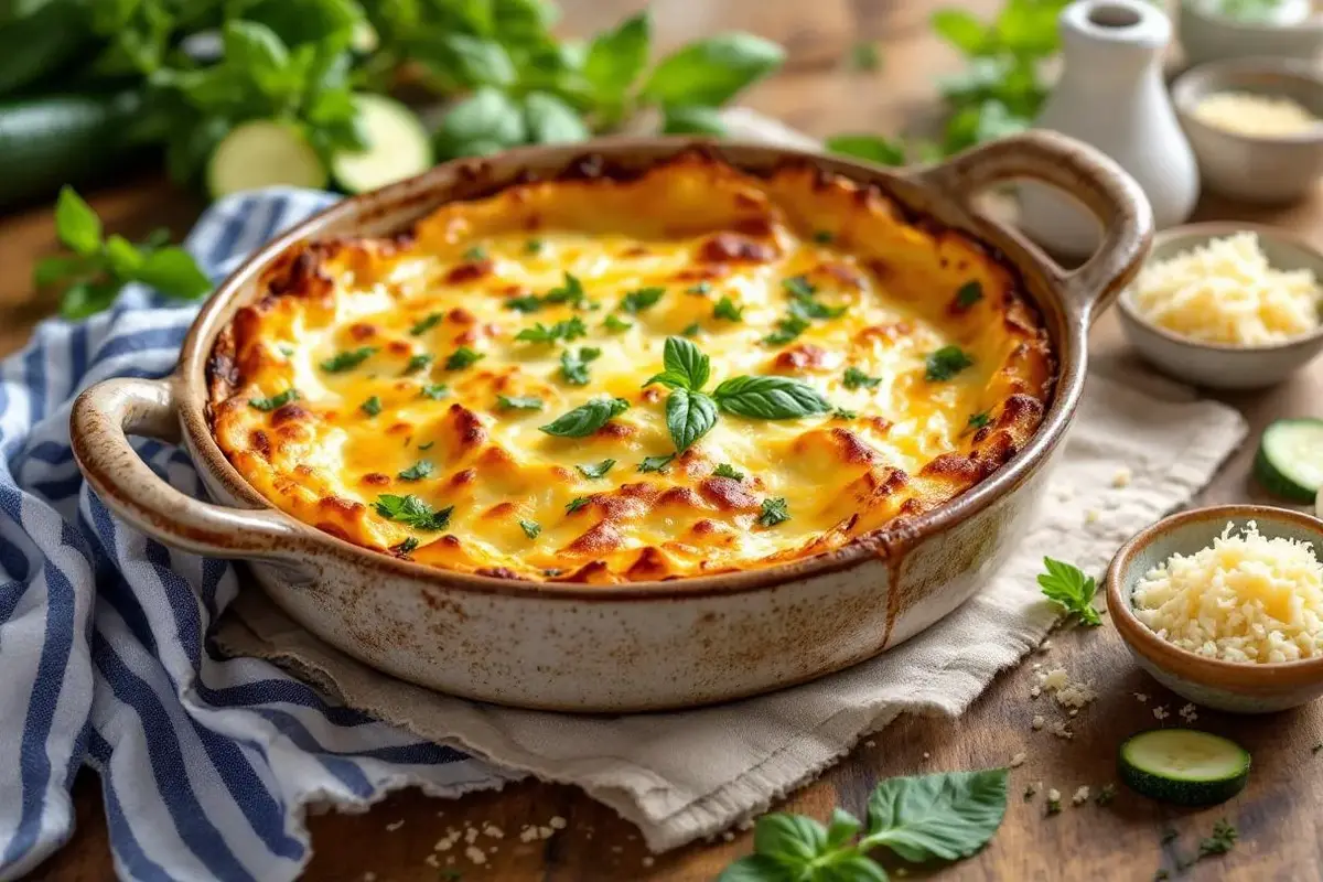 Gratin Courgettes Sans Oeuf