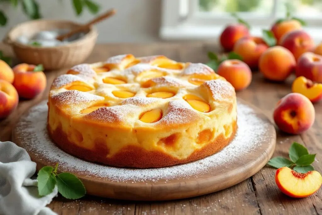 Je fais ce gâteau moelleux aux pêches chaque août : la recette réconfort de ma grand-mère.jpg