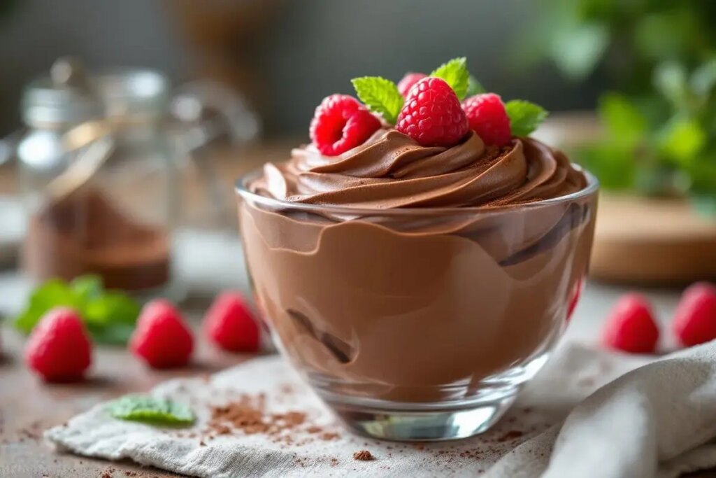 Sans œuf, sans fouet avec 2 ingrédients, cette recette de mousse au chocolat est magique.jpg