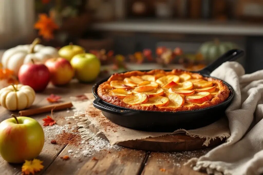 Ce gâteau aux pommes à la poêle va devenir votre dessert préféré (facile et rapide).jpg