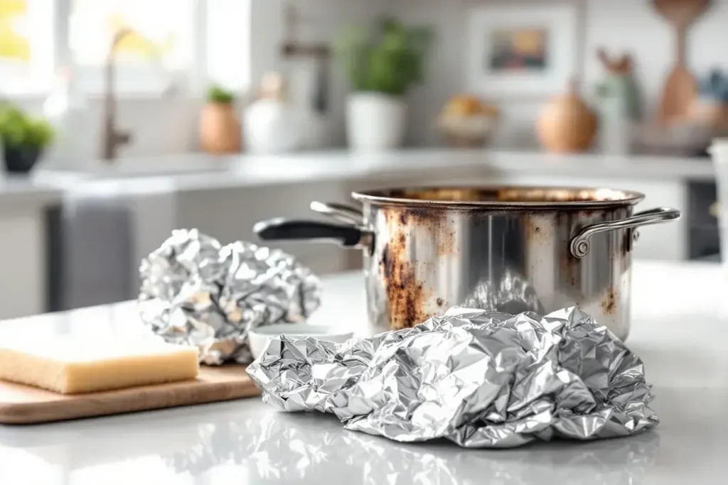 Ce geste simple avec du papier aluminium transforme vos casseroles brûlées comme neuves.jpg