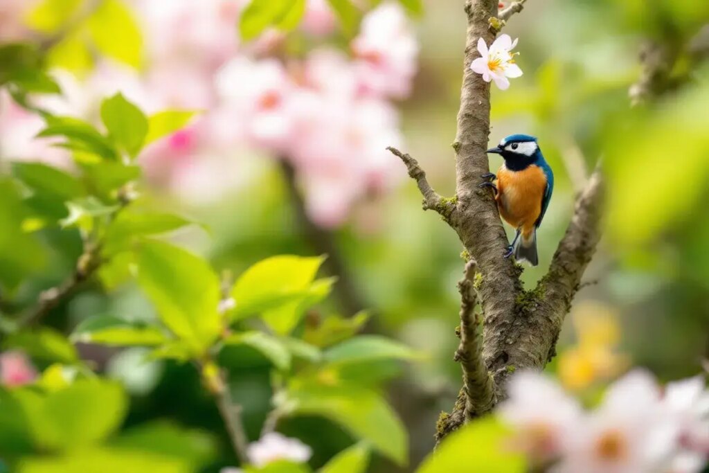 Cet oiseau étonnant capable de marcher la tête en bas peut visiter votre jardin.jpg