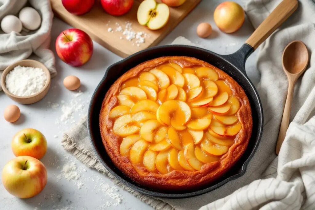 Gâteau aux pommes à la poêle : le dessert facile qui va vous rendre accro.jpg