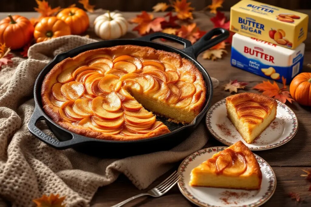 Le gâteau aux pommes à la poêle : la recette express qui devient vite addictive « Prêt en quelques minutes ».jpg