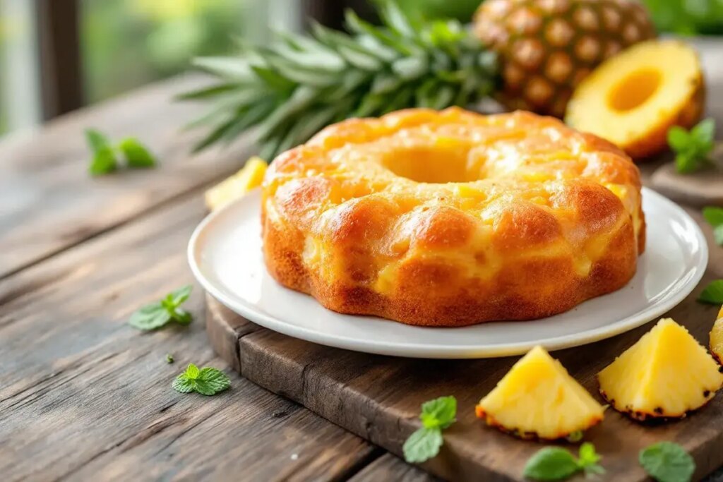 Voici la recette d'un gâteau à l’ananas moelleux : simple et gourmande, elle fait l’unanimité à table.jpg